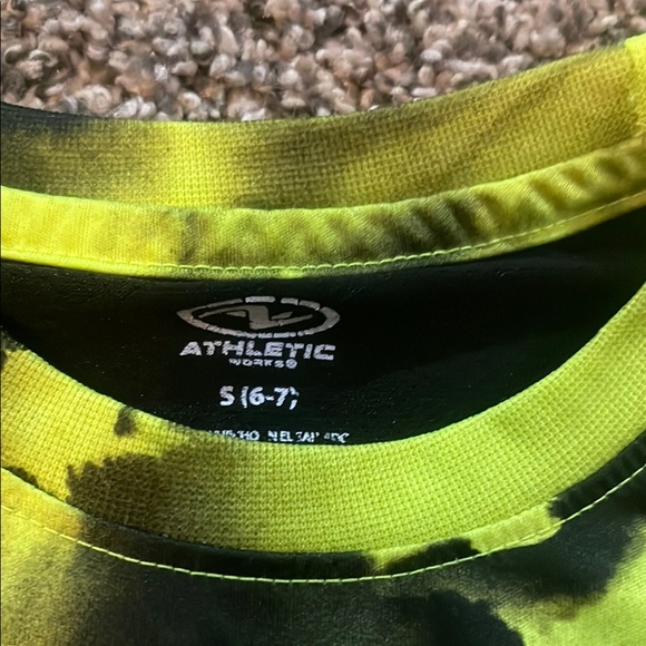 Athletic Works Kids Short Sleeve Tee - Yellow and Black - Picture 3 of 6